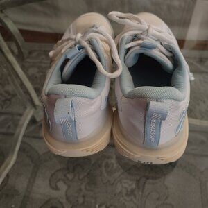 White with baby blue trim K-Swiss sneakers